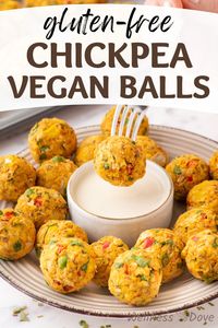 Gluten-free Baked Chickpea Balls