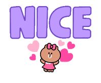 BROWN&FRIENDS Large Letters | Line Sticker