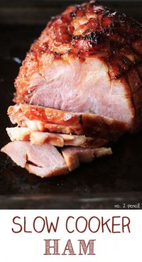 Slow Cooker Ham with Maple Brown Sugar Glaze