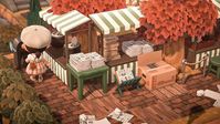 a l l i e on Instagram: “🍁EXTRA EXTRA! READ ALL ABOUT IT! 🍁 Showcasing a tiny snippet of my mini market place for my villagers to warm up with a bowl of soup, or…”