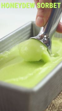 A deliciously light and guilt-free sorbet made with only 4 ingredients!