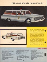 1962 Ford Police Wagons