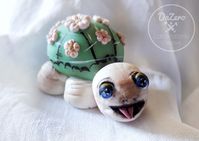 Turtle in cold porcelain