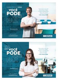 Cursos Técnicos SENAI on Behance