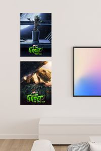 Groot Movie posters for your minimalist living room decor ideas. Check more high-quality Marvel designs on Displate.com