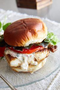 Fried Fish Sandwich with Savory Tartar Sauce | cravingtasty.com