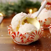 You need to be serving everything out of Peppermint Candy Bowls this year. #food #hacks #homehacks #diy #easyrecipe #recipe #holiday #christmas #kids #ideas