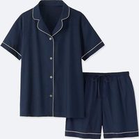 Uniqlo Women's Cotton Stretch Short-sleeve Pajamas