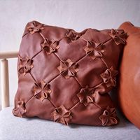 MEADOW 50x50 by Lisa Hilland for Gemla #HomeTextiles #Cushions #Leather