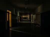 Abandoned School Hallway. Flint, MI