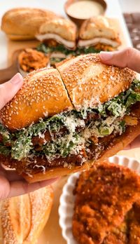 Chicken Cutlet Kale Caesar Sandwich | Moribyan