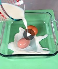 12K views · 213 reactions | Quick & easy dessert for two | Quick & easy dessert for two | By Paul S Show | That's a half a cup of milk
there. We got two eggs here. We're going to bring in just a
little bit of vanilla extract here. We're going to have a
tablespoon here. That's a little bit more. Is that a
teaspoon, baby? Another teaspoon. What was I saying?
Okay and we're going to do break these eggs up a little
bit. Okay, get them in there. Now, I want to make sure we got
here. We got some sugar. We're going to do a whole tablespoon
here. Of sugar. This is such an easy recipe y'all. It is a
quick and easy dessert. It's all going to be done in less
than 20 minutes. Of course, this video is going to be less
than that. Okay. I'm just going to break it up, okay?
Now, make sure that you get thi