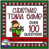 Christmas Activity Holiday Trivia Game