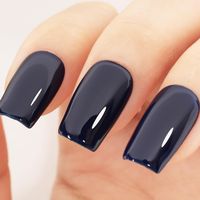 PRICES MAY VARY. 💅Dark Midnight Blue Gel Nail Polish: new style gel nail polish,easy to diy nail art.Dark blue gel polish is an ESSENTIAL for everyone! 💖Environmental & Healthy: 13 Toxin Free Ingredient makes it healthy and low odor. No harsh ingredients or adhesives that lead to damaged nails. 🤳Easy Application and Good Tenacity. With proper application, last at least 21 Days. 🎨Speed Curing with LED Nail Lamp: The gel nail polish kit need to be cured under LED light. Base and Top coat requi