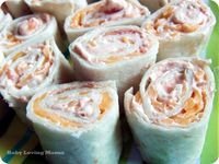 Easy Salsa Roll Up Recipe from Kraft Foods **melt cheese in tortillas to warm it with cool salsa filling