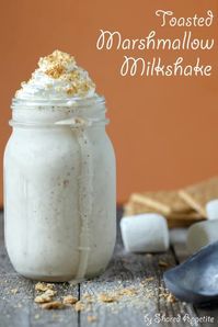 Toasted Marshmallow Milkshake