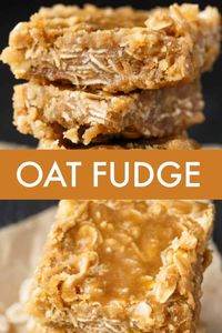 Oat Fudge - Add a little texture to your basic brown sugar fudge recipe with the addition of nuts, coconut and oats!