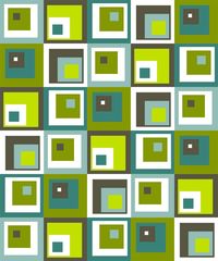 Modern Quilt Pattern - Off-Centered Squares - PDF