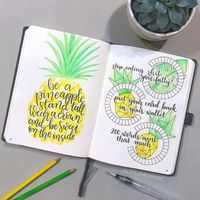 Are you struggling to find a theme for your Summer Bullet Journal pages? Here is an ultimate list of Bullet Journal ideas to experiment with this Summer. I also included lots of Bullet Journal inspirations from amazing artists from all over Instagram. What theme are you choosing for your BuJo this month? #mashaplans #bulletjournal #bujoideas