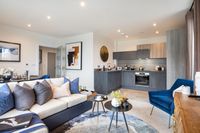 From pale shades to navy dreams, the various shades of blue work great with the neutral walls at Green Park Village