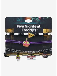 Five Nights At Freddy's Icons Bracelet Set