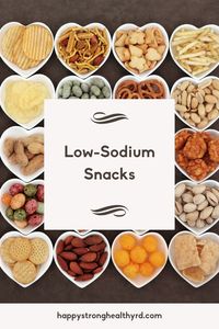 Looking for some fun, low-sodium snack ideas? Look no further! #Low-Sodium #bloodpressure #wellness #healthysnacks