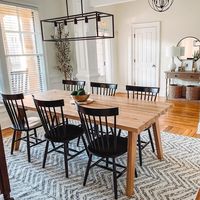 Rustic Oak Wooden Dining Table for 6 People | Madera | Article