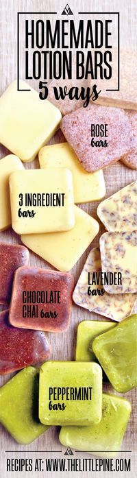 Super easy, super amazing lotion bars.