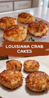 Savor the flavors of Louisiana with our Crab Cakes! Grab the delicious recipe at thefreshmancook.com 🦀