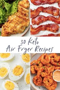 Keto air fryer recipes are the perfect way to put together delicious low-carb meals and snacks with very little effort. Veggies, chicken, pork, steak, shrimp, fish - there's no limit to the keto foods you can cook in an air fryer. We know you'll find your next favorite recipe in this list!