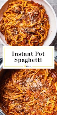 How To Make Instant Pot Spaghetti | Kitchn