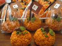 pumpkin rice krispie treats