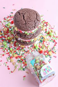 The holidays are quickly approaching. Make sure you're prepared with these delicious Peppermint Whoopie Pies! Full of peppermint flavor and just the right amount of sprinkles, you can't go wrong making this dessert.