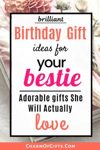 Looking for a spectacular birthday gift for your best friend that is really unique? If so check out these hand-picked gift ideas for her she will be excited to use in her daily life.