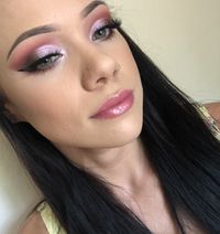 #juviasplace #doucepalette #halfcutcrease pink half cut crease