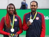 The 36-year-old paired with Rajeev Ram and took home silver on Sunday after losing to Americans Bethanie Mattek-Sands and Jack Sock.