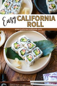 If you love ordering California rolls at suhi resturants, this recipe is for you! Filled with creamy avocado, sweet crabmeat, and crunchy cucumber, the California Roll is a favorite of many! Learn how to make these simple sushi rolls every time at home with my easy recipe!