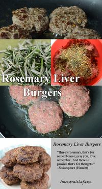 grass fed beef liver burgers: powerful superfood ingredient - thyroid support, vitamin B's, mental cognizance, energy