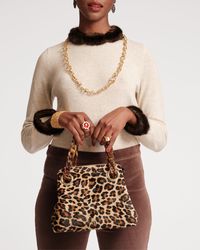 Skip Tote Leopard Haircalf – Frances Valentine