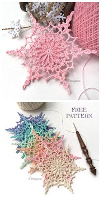 Wispweave Lace Snowflake Free Crochet Pattern - DIY Magazine