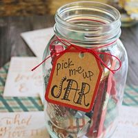 Mason Jar Gifts pick me up jar