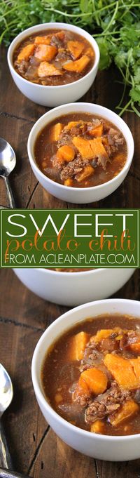 Autoimmune protocol Sweet Potato Chili recipe from A Clean Plate