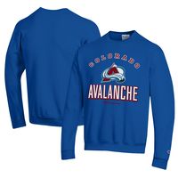 Bring some heat to the ice rink by adding this Champion Eco Powerblend Crewneck Sweatshirt to your Colorado Avalanche collection. Featuring a comfortable fabric blend and fleece interior, this sweater will be sure to keep you warm while you cheer on your favorite team. Whether headed to the next game or just out and about, you'll always look your best rocking your Colorado Avalanche pride.