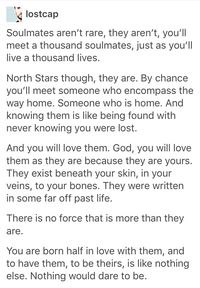 I have my North Star and I’m so grateful every day for his light