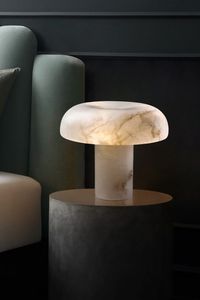 Luxury Mushroom Table Light with White Marble Base are the perfect home or office accessory to transform a dull, lifeless space into a high-end interior with taste. Create a modern bedroom or living room with Luxury Mushroom Table Light with White Marble Base. This table lamp is perfect for all interior spaces including living rooms, entrances, home offices, bedrooms and more. Please note: Your payment does not include customs duties, local taxes, or any other import costs. If you have any quest