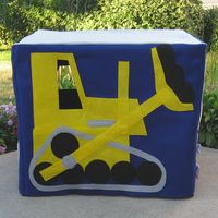 Felt Card Table Playhouse  Construction Site by missprettypretty, $220.00