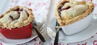 Mixed Berry Pot Pies for Your Valentine