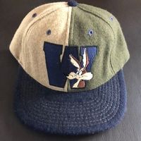 You’ve Vintage Green And Tan And Black Acne Clothing Wiley Coyote Hat