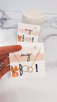 Best friend halloween gift! Rose gold, silver or gold necklace! Halloween!