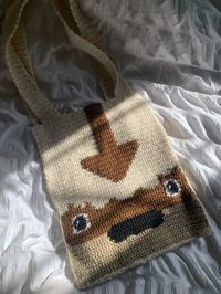 my crochet bison tote bag! 💫